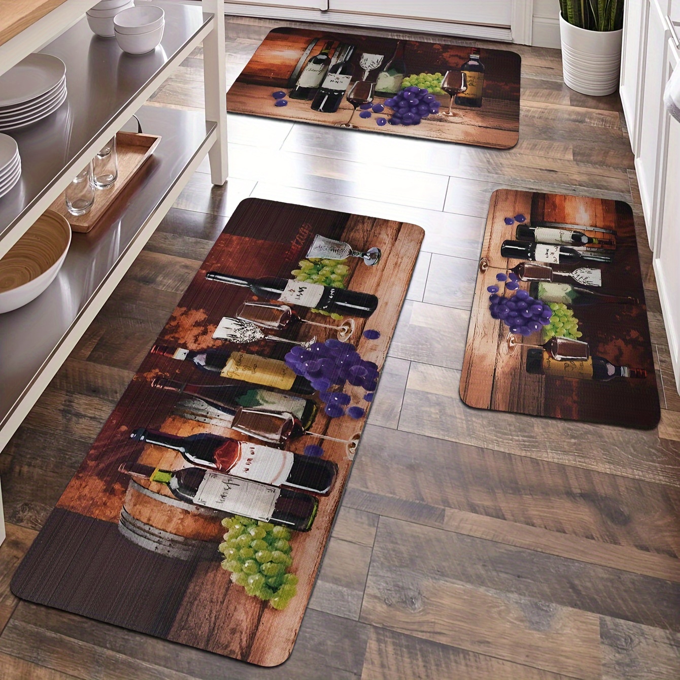 Coffee Cup Pattern Kitchen Floor Mat Non slip Oil proof - Temu