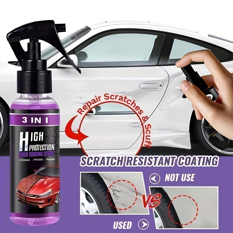  3 in 1 High Protection Ceramic Coating Nano Spray, Car