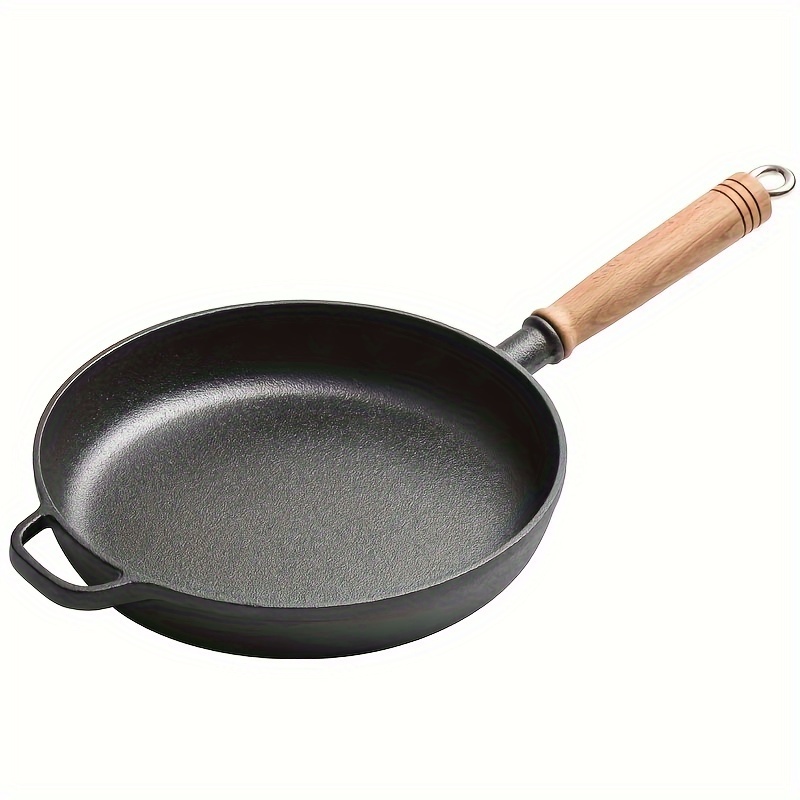 Personalized Frying Pan, Custom Cast Iron Egg Pan Scald Proof Handle  Nonstick Smooth Antirust Durable for Home for Kitchen for Camping 