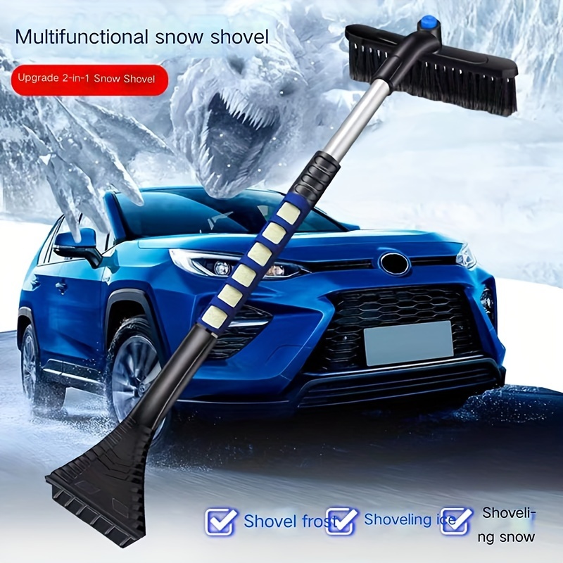 High end Car Snow Shovel Snow Brushes Retractable Ice - Temu
