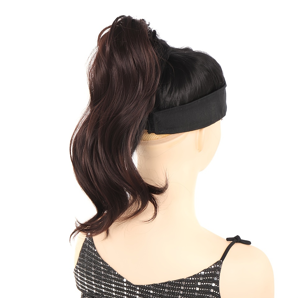 Long Curly Wavy Clip In Ponytail Extensions