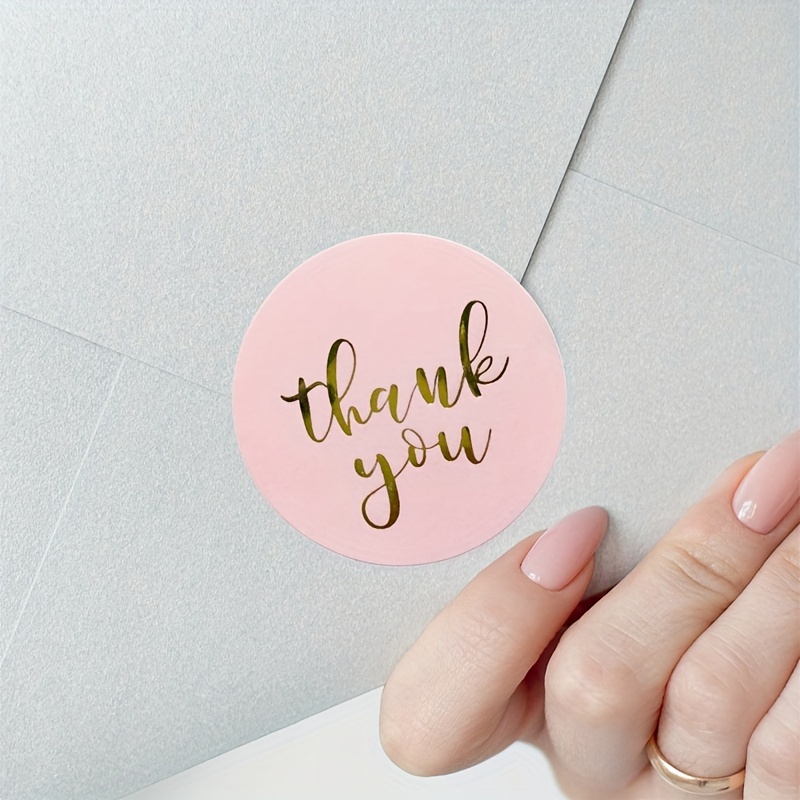 Thank Stickers Scrapbooking Seal Labels Small Business - Temu