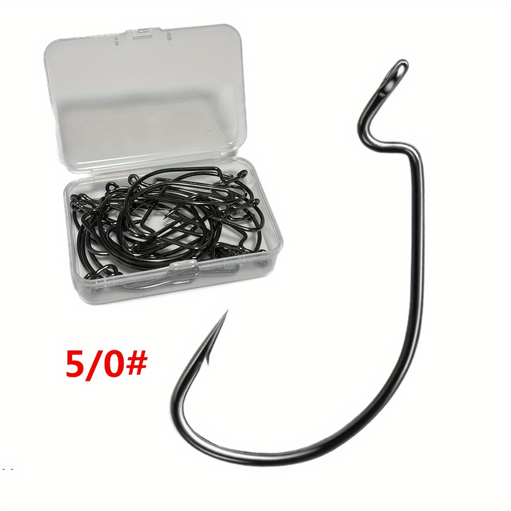 10pcs High Carbon Steel Fishing Hooks 0 94in Balance Single Hooks For T Bait  Crank Soft Lure Tackle, Find Great Deals Now