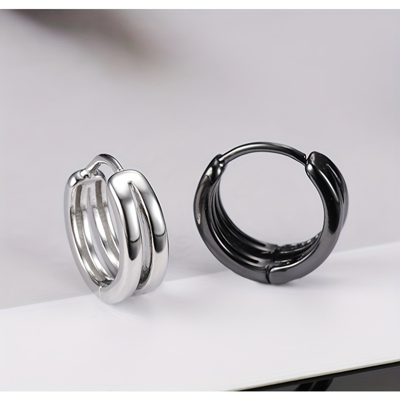 Punk Style Hoop Earrings for Men