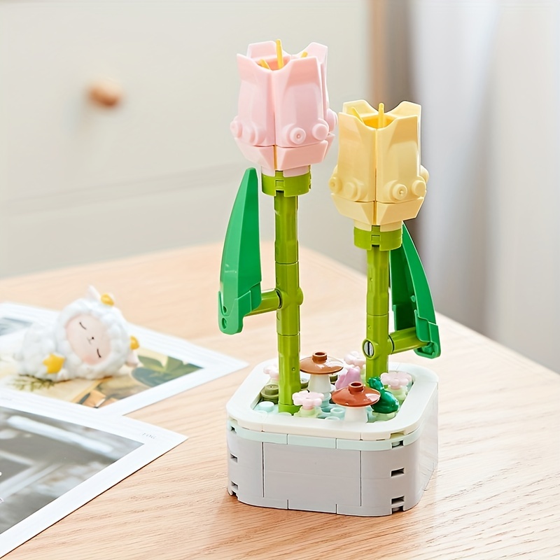 Eternal Flowers Bouquet Building Blocks Compatible For Lego Flower Bouquet  Assembled Building Block Toys For Valentine Day Gift