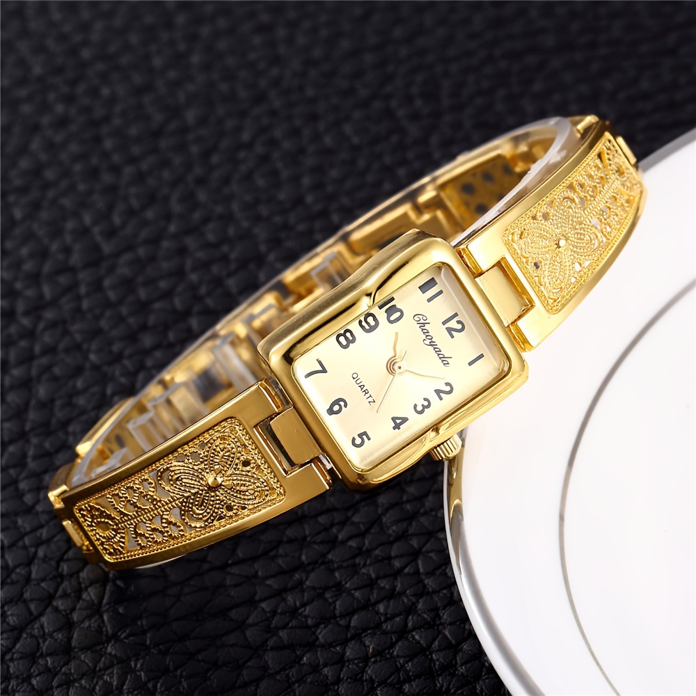 Ladies golden hotsell colour watch