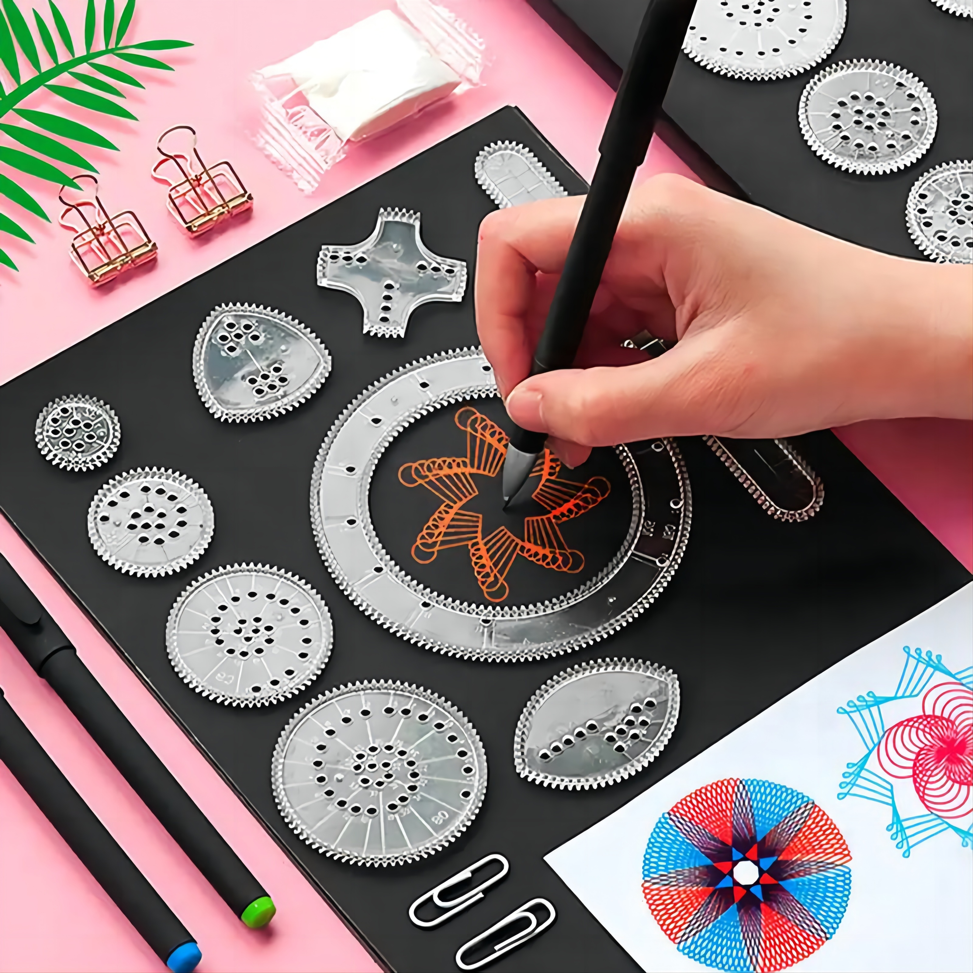 Spiral Drawing Kit Geometric DIY Ruler | Sin Tat Toys