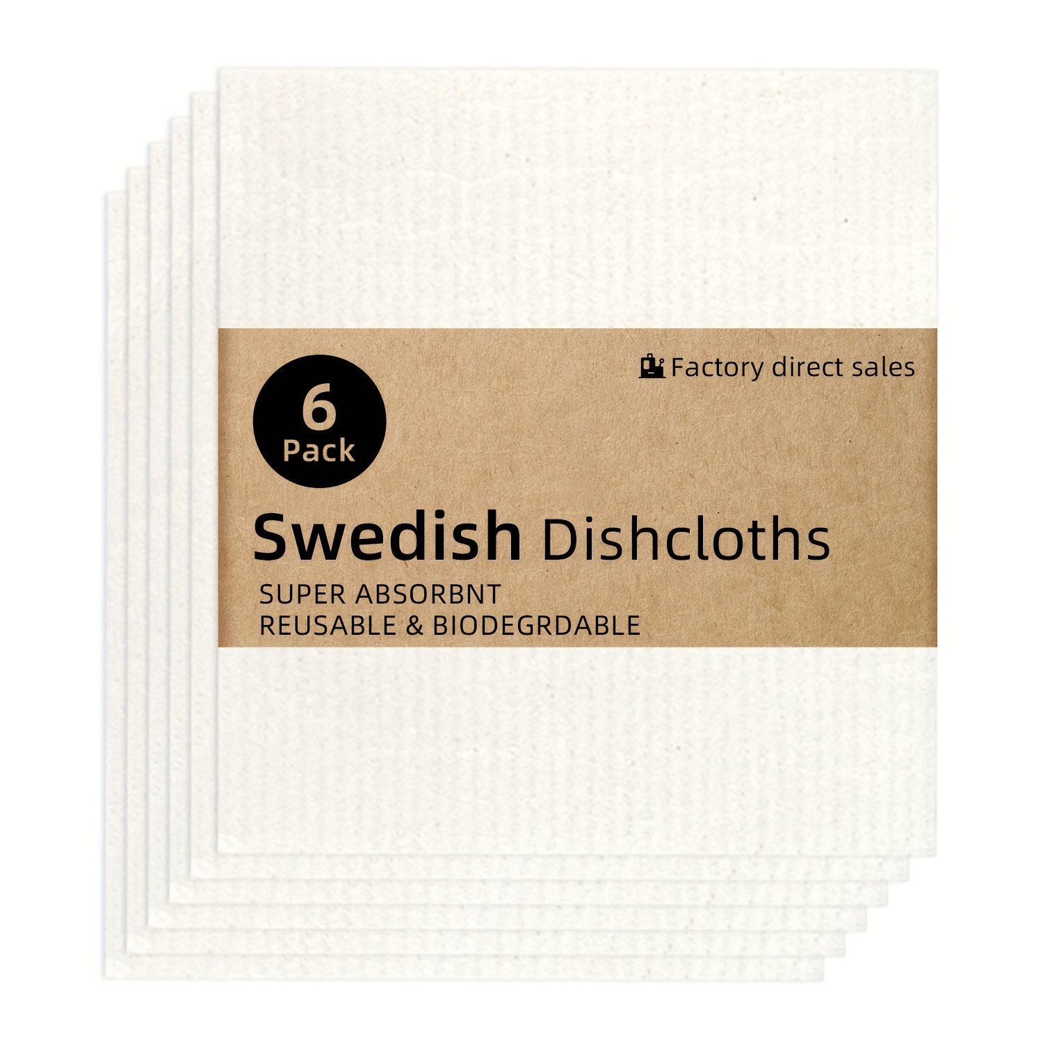 Swedish Kitchen Dish Cloths Kitchen Dishwashing Cloth - Temu