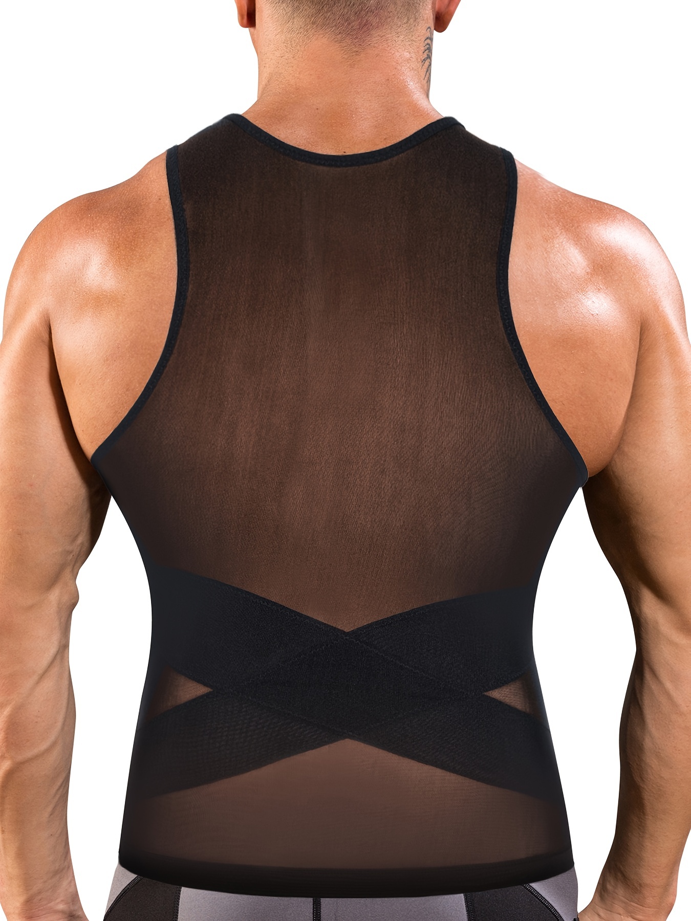 Scarboro Men's Compression Sweat Vest Slimming Body Shaper - Temu Canada
