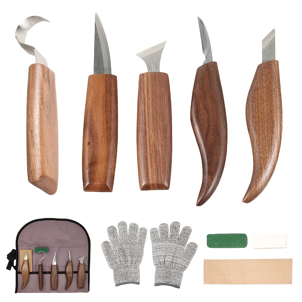 10pcs Carving Tools Kit For Woodworking Beginners