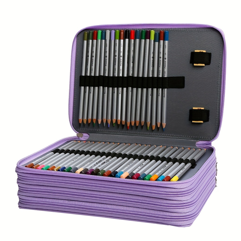 Handy Oxford Colored Pencil Bag Large 72 Slots Pencil - Temu