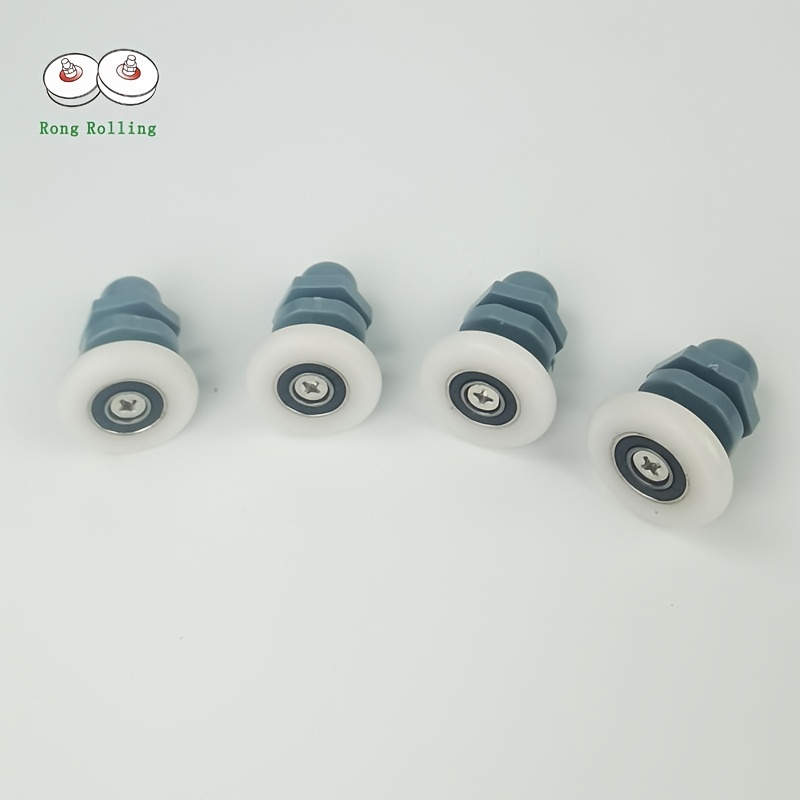 Rouleau de porte coulissante, rouleaux de douche 4 Pcs, chemins de douche,  roulette à rouleaux (20mm)