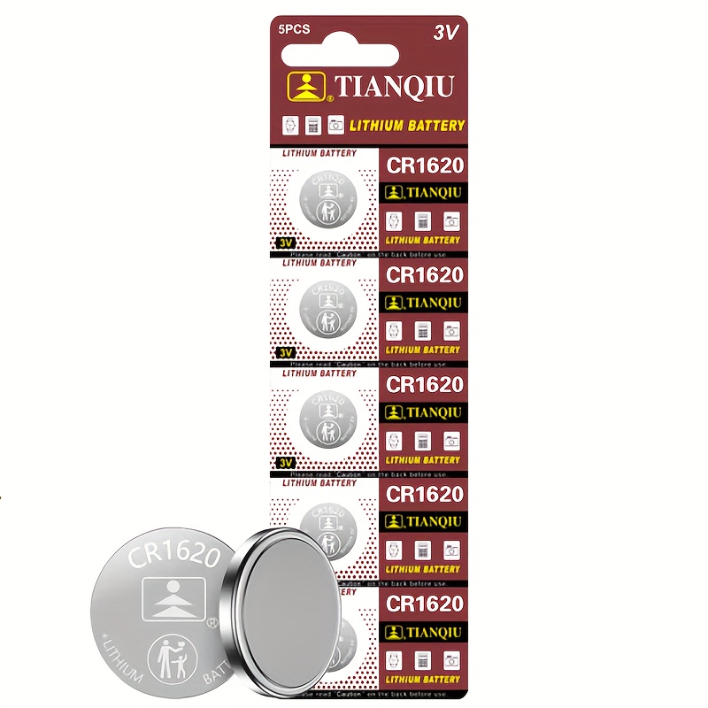 LiCB 10 Pack CR1620 3V Lithium Button Battery CR 1620 Battery for