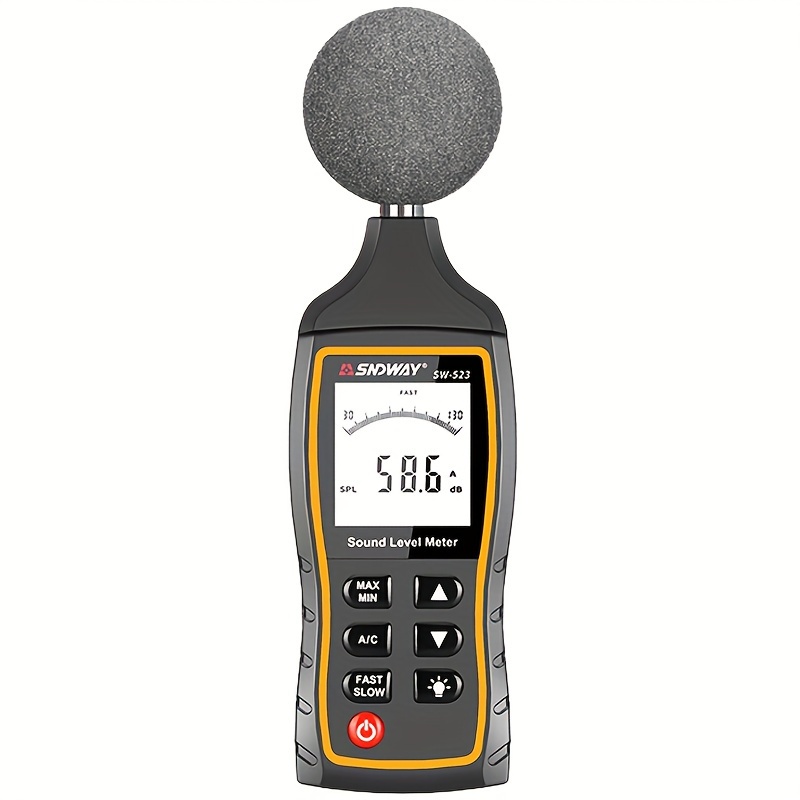 Image of Sndway Decibel Meter 30-130db Digital Sound Level Meter A/c Weighted Portable Spl Meter Noise Level Meters Decibel Meter