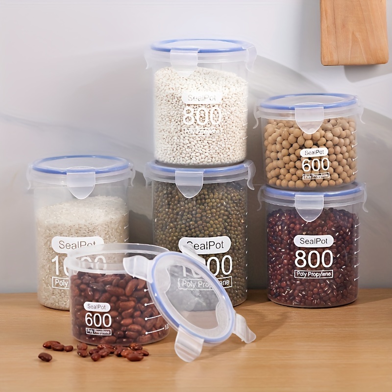 1pc Random Food Storage Containers,Kitchen Plastic Clear Food Containers,Vegetable  Fruit Storage Container