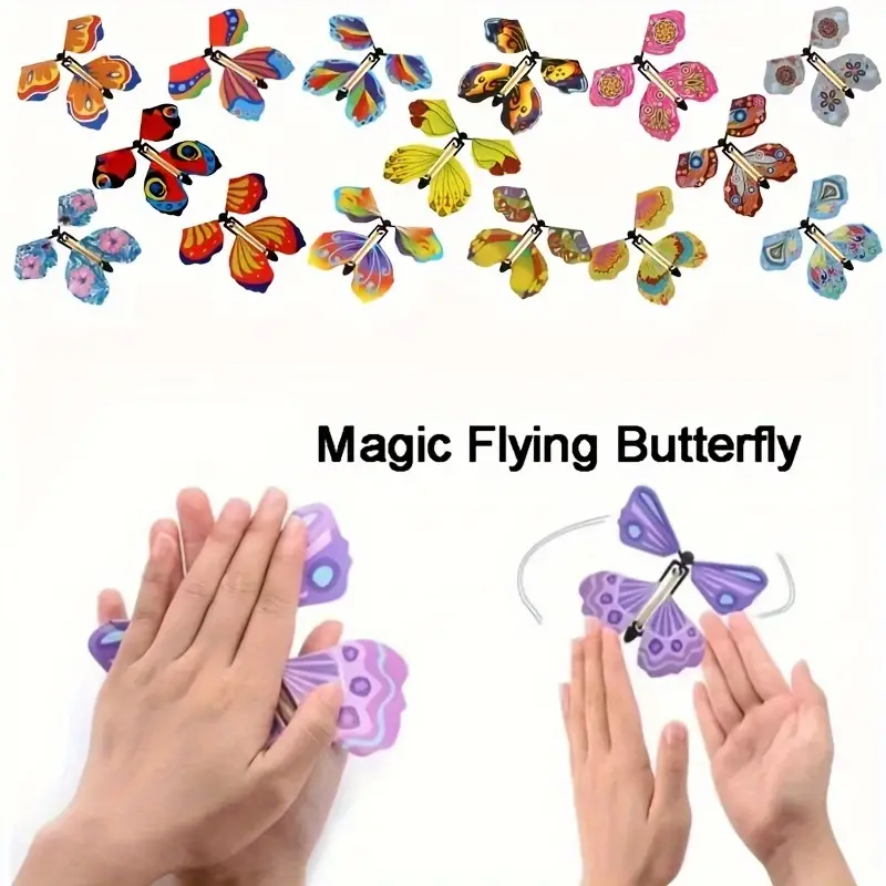 1pc/5pcs Mariposas Voladoras Pequeñas Transformando - Temu