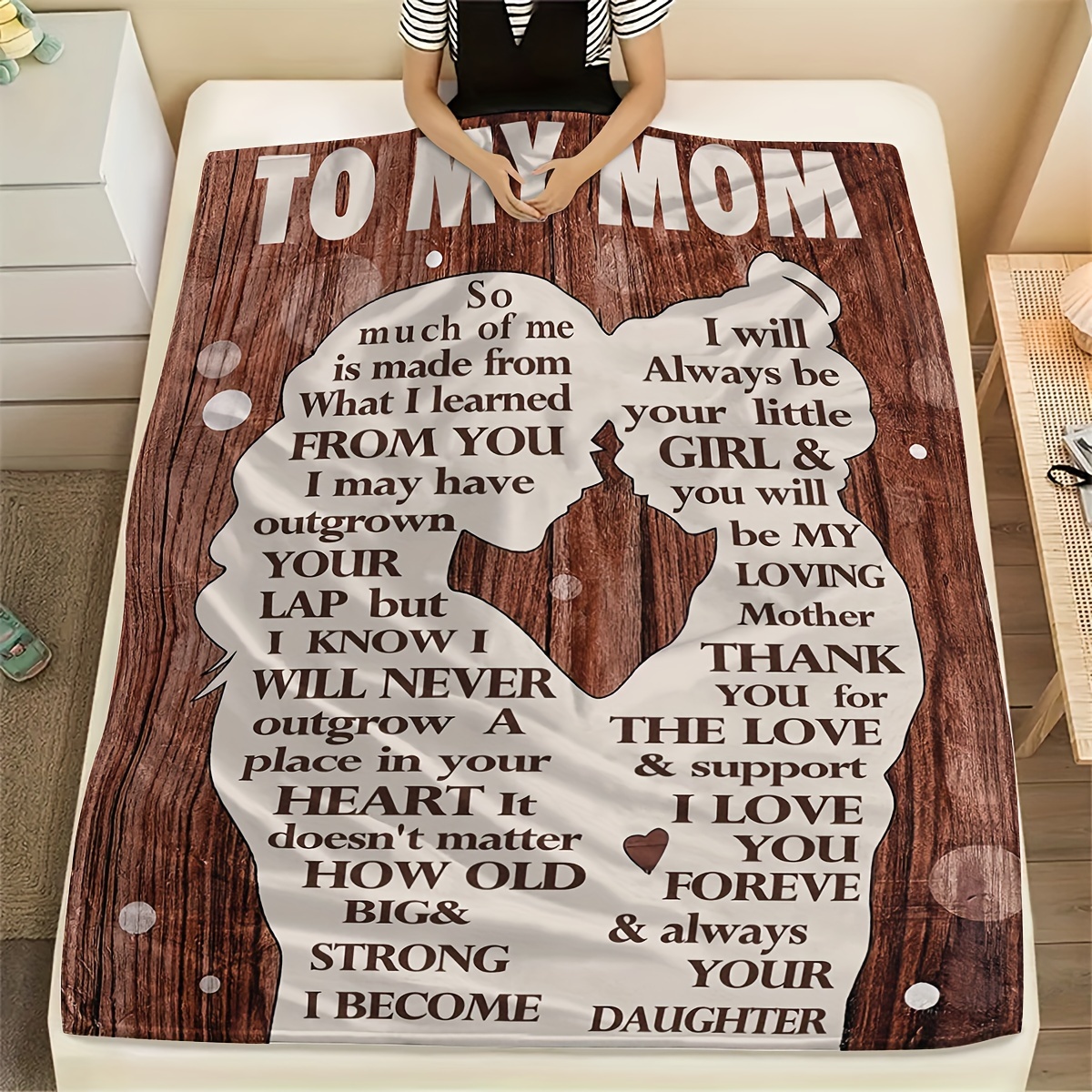 To my mom discount blanket from daughter