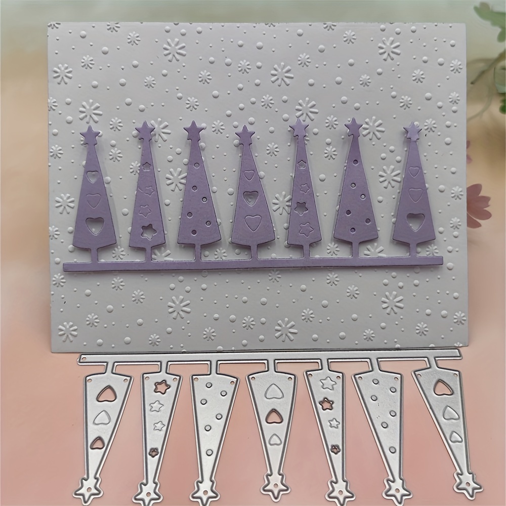 

1pc Christmas Treemetal Cutting Dies Stencils Diy Metal Carbon Steel Mold For Card Making Scrapbooking Diy Cards Photo Album Craft Decorations