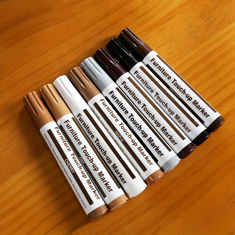 Furniture Repair Wood Repair Markers Touch Up Repair Pen-Markers and Wax  Sticks,for Stains,Scratches