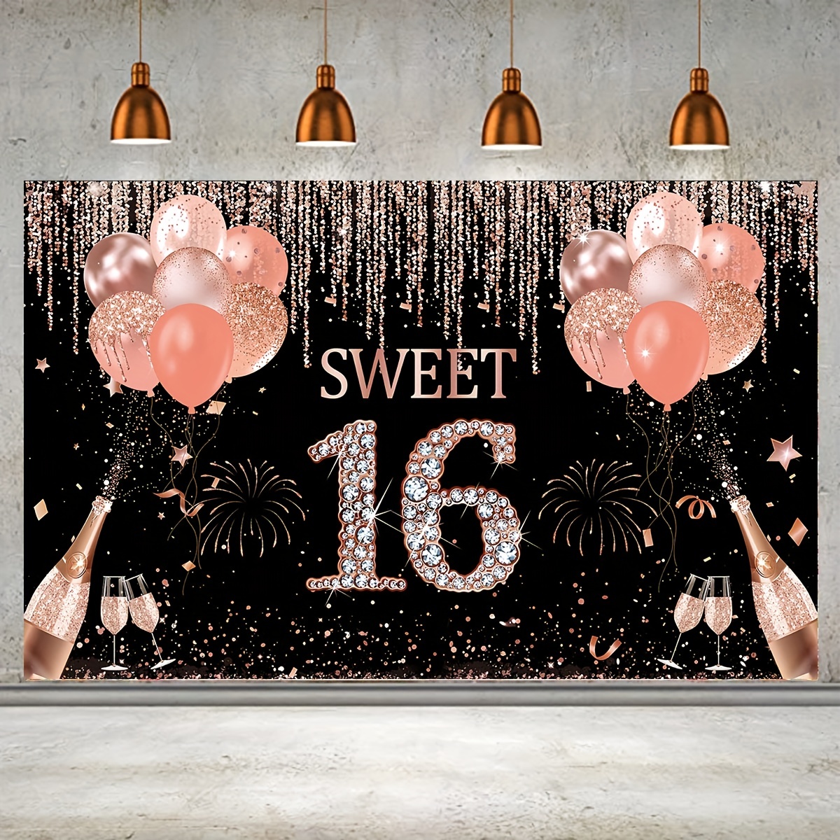 Sweet 16 Birthday Decorations - Temu