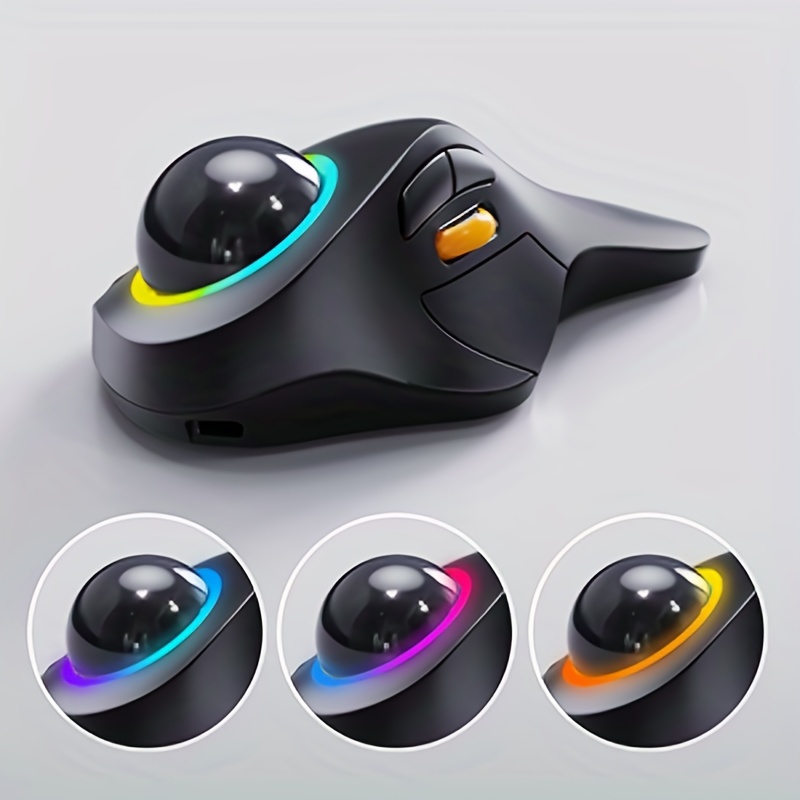 JOMAA Wireless Bluetooth Trackball Mouse Souris À Bille RGB - Temu Belgium