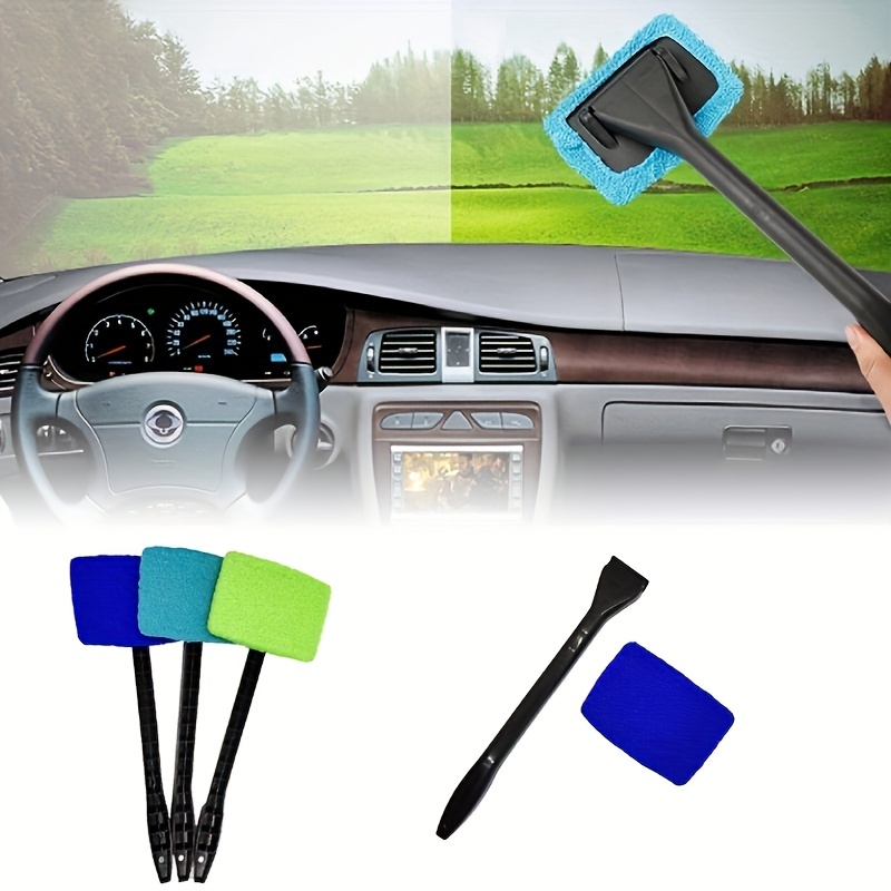 Einziehbarer Auto-Rückspiegel-Wischer, tragbare, Faltbare Schneebürste für  Glas, ROSA : : Auto & Motorrad