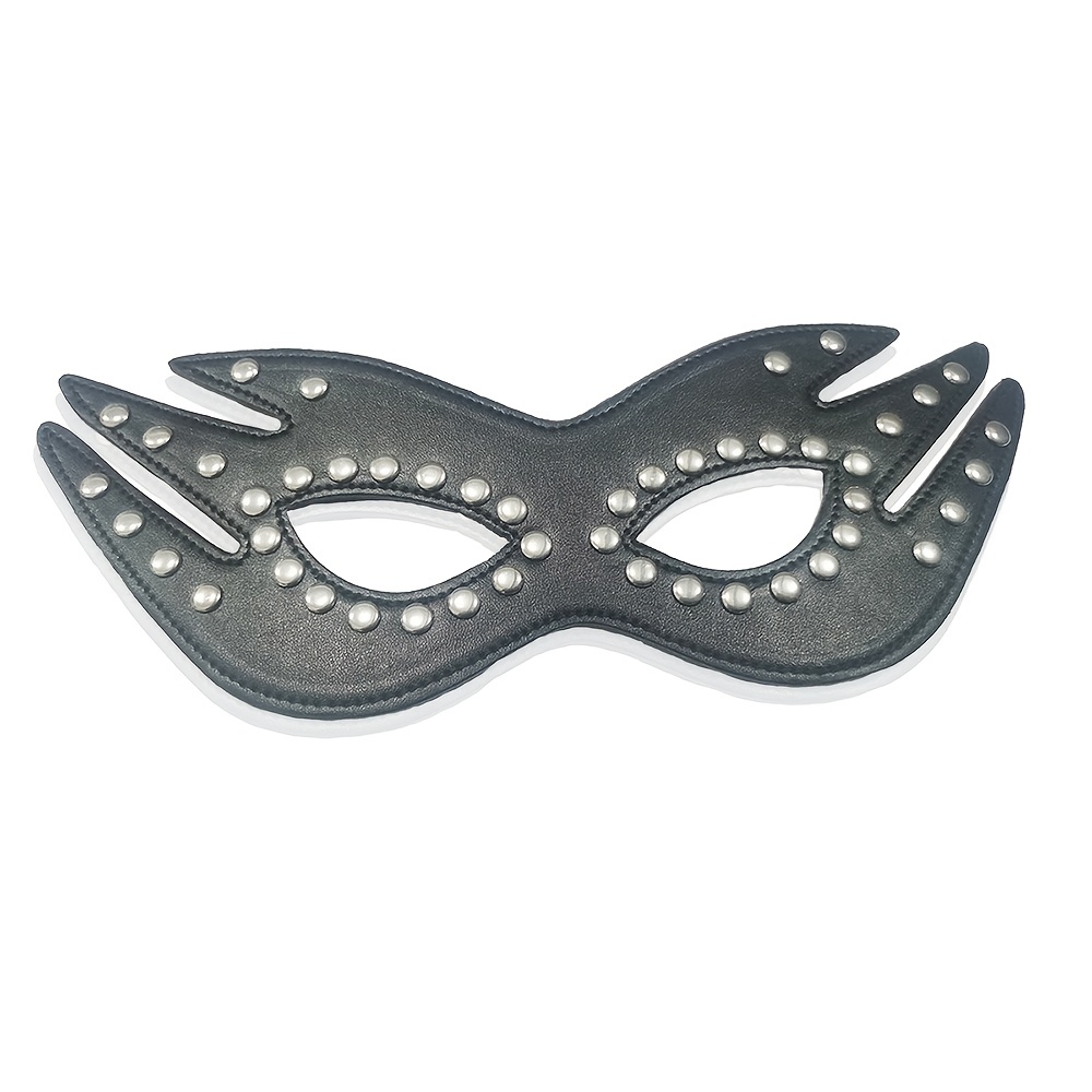 Leather Blindfold Mask Leather Fetish Mask Bdsm Mask Party 