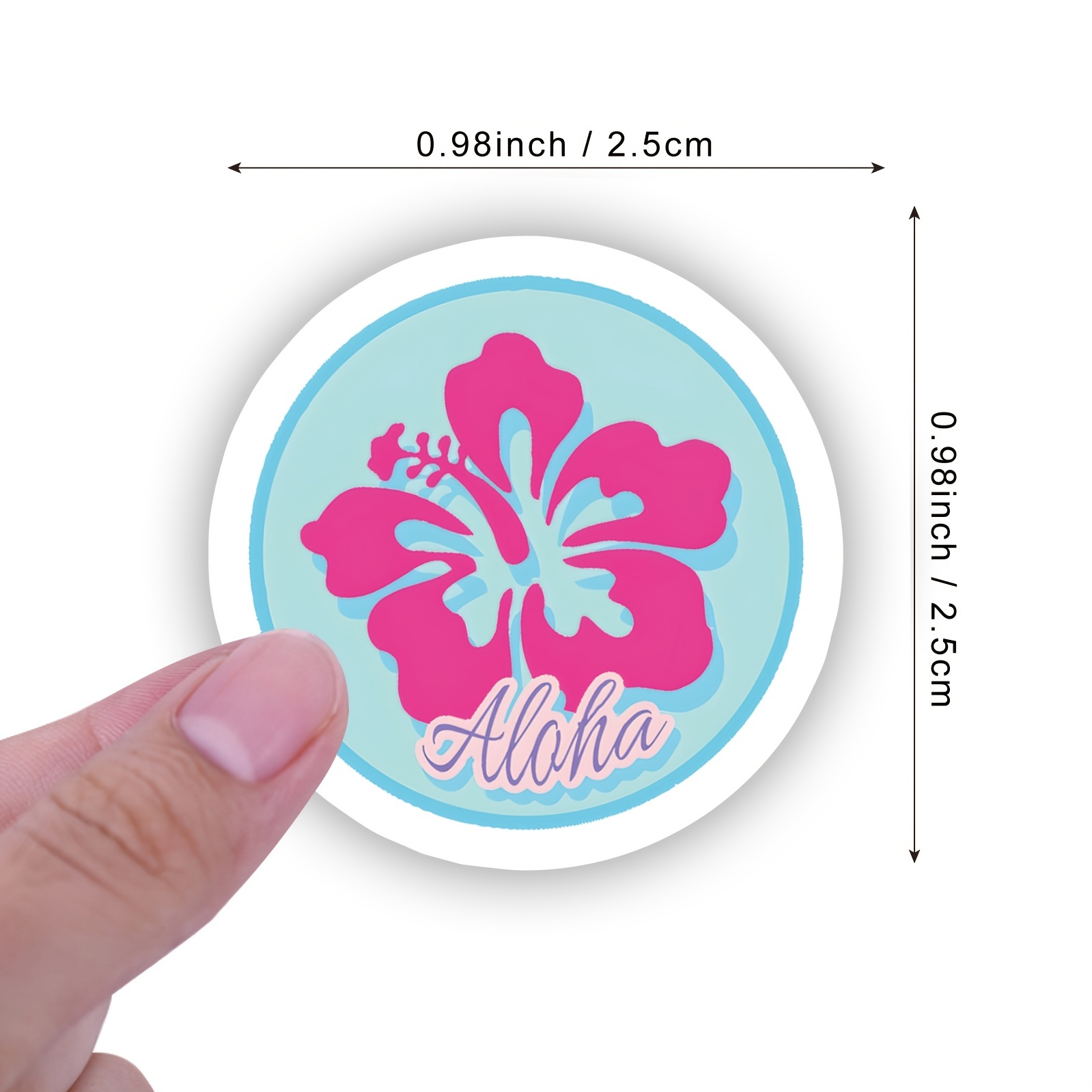 Hawaiian Tropical Beach Stickers Waterproof Vinyl Decals For - Temu