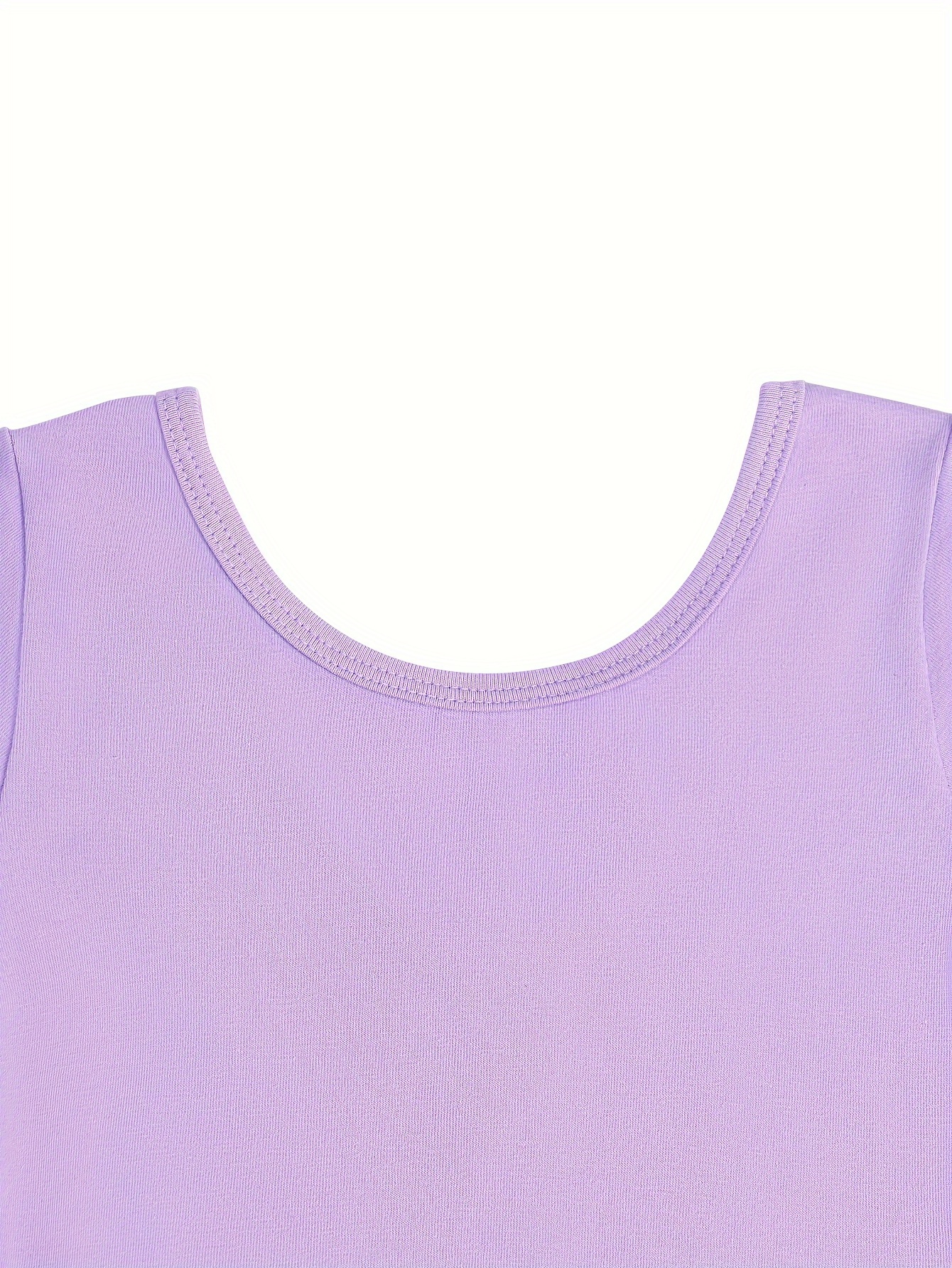 Kids Short Sleeve Gymnastics Romper Suit For Dance Performance