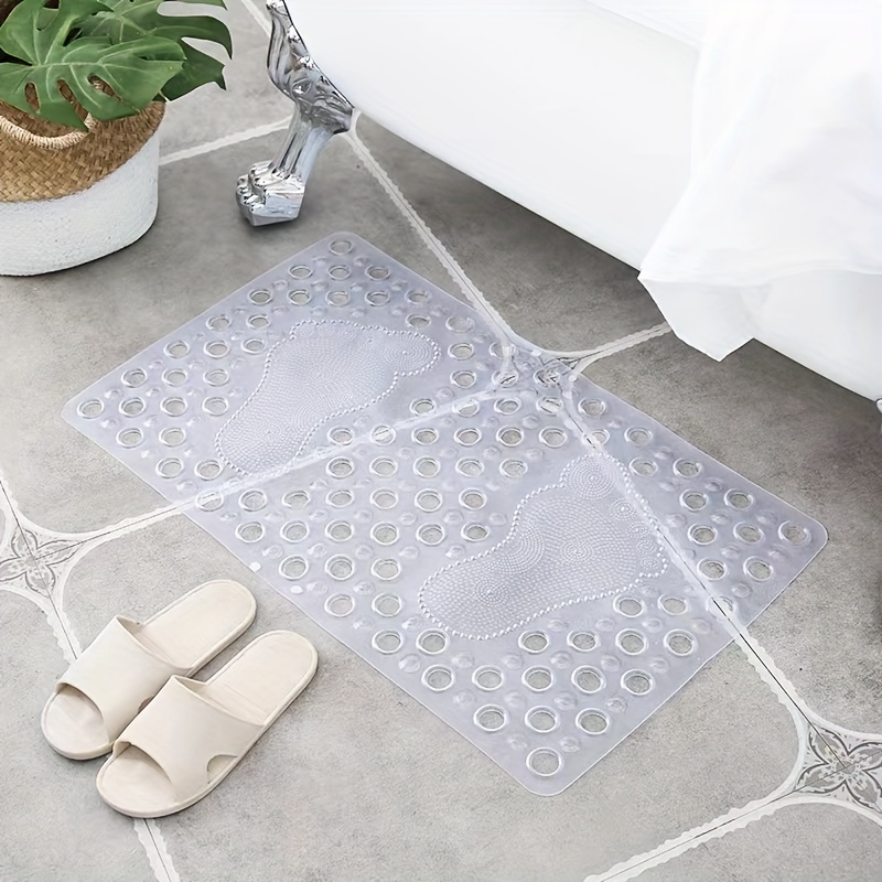 Anti slip Shower Stall Mat Shower Room Mats With Drain Holes - Temu