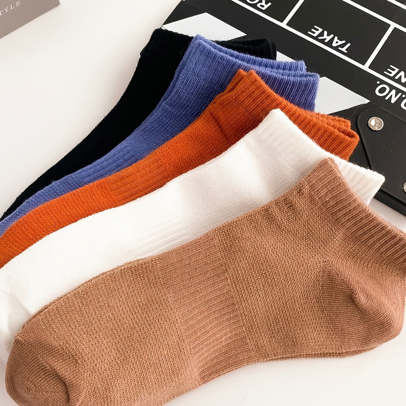 Men's Summer Ankle Socks Low Cut Casual Sports Cotton Blend Breathable Socks