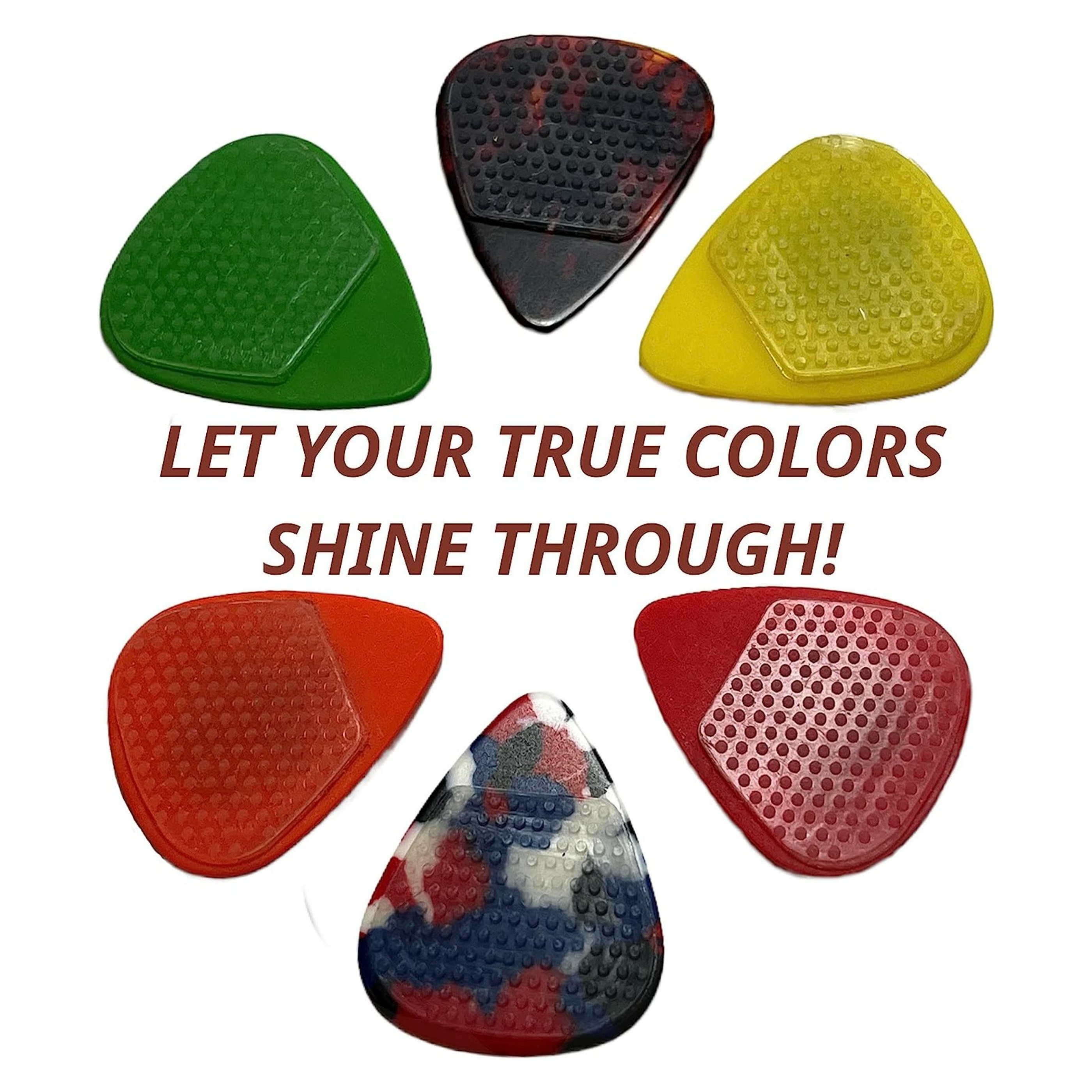 Soft Silicone Guitar Pick Non-Slip Sticker, Cut-to-Size