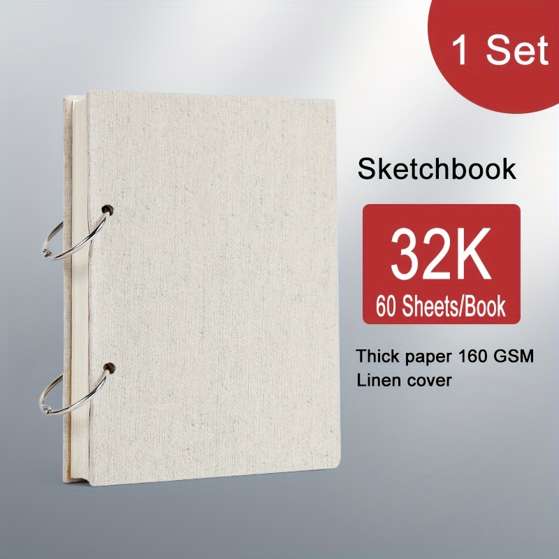 16k/32k Spiral Sketch Book Large Notebook(built in Drawing - Temu