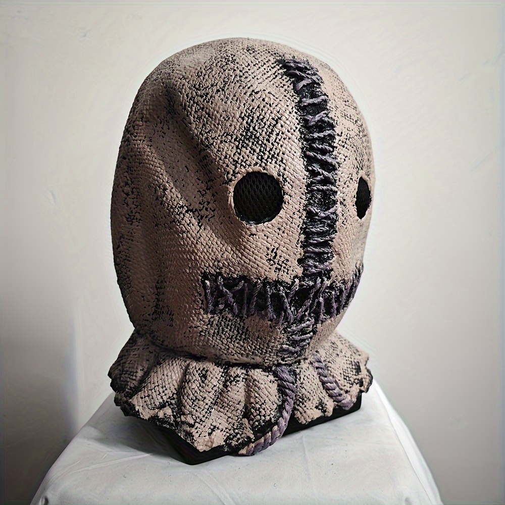 Halloween Scary Scarecrow Mask Creepy Masquerade Mask - Temu
