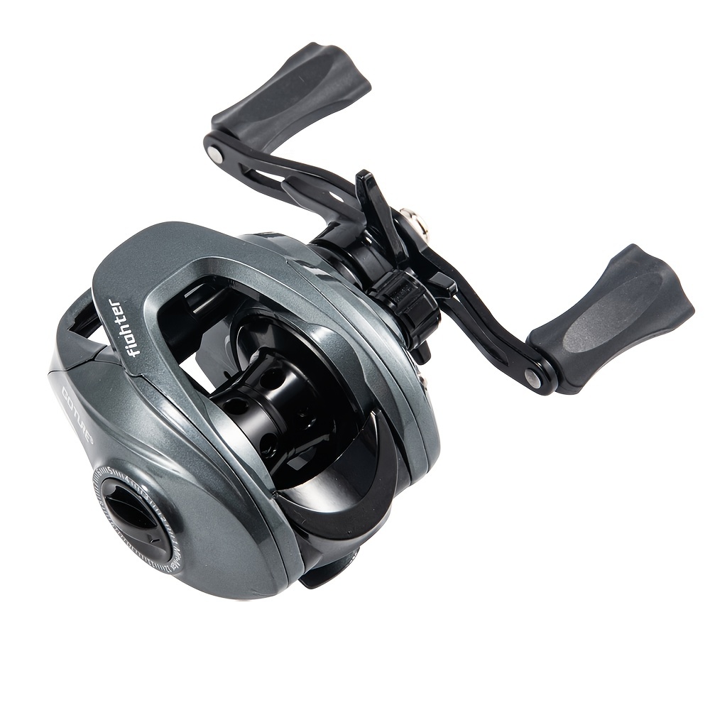 1pc 7.2:1 High-Speed Gear Ratio Baitcasting Reel, 17.64LB Max Drag Fishing  Reel With 10 Magnet Braking System, Fishing Tackle