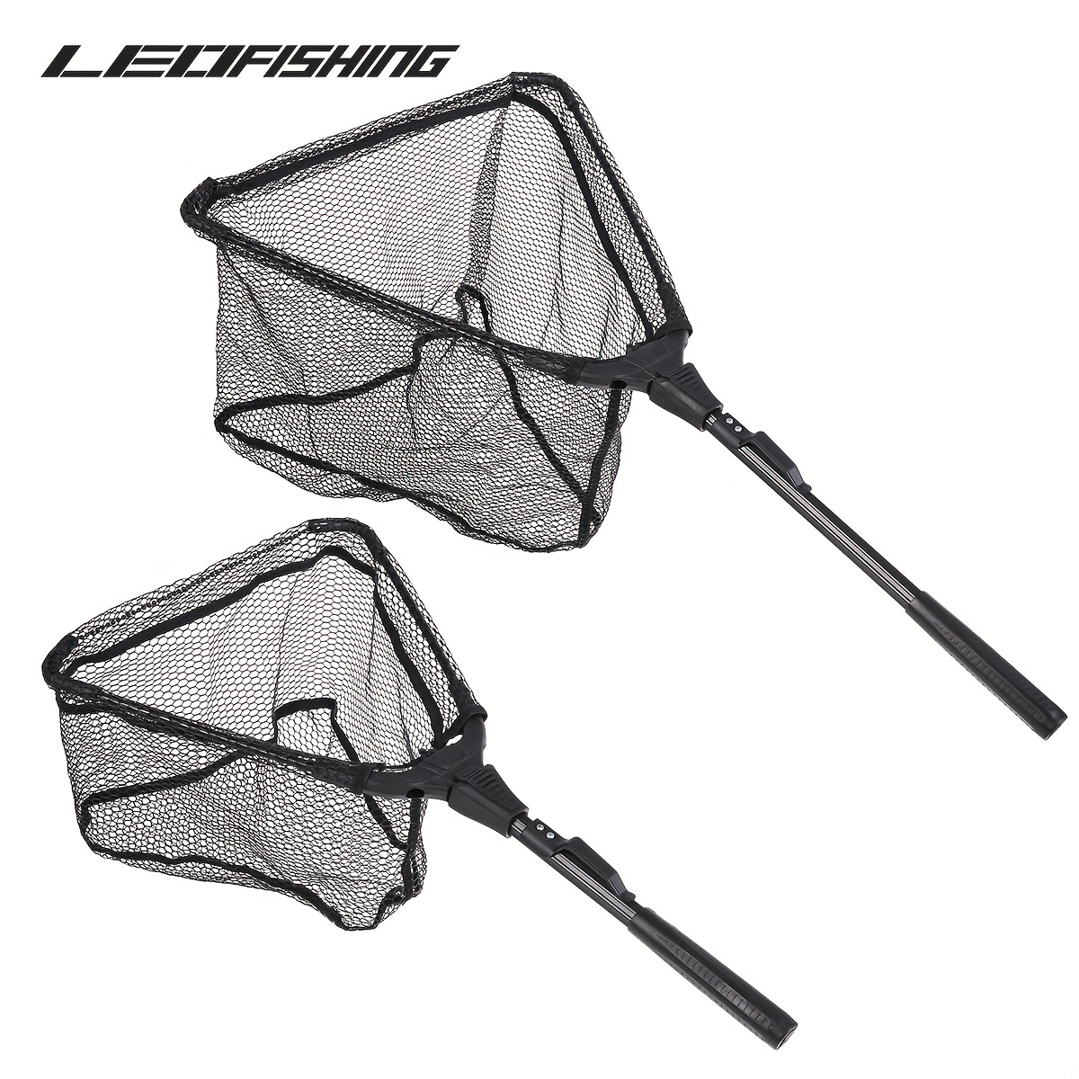 Leofishing Portable Triangular Fishing Net Collapsible - Temu Qatar