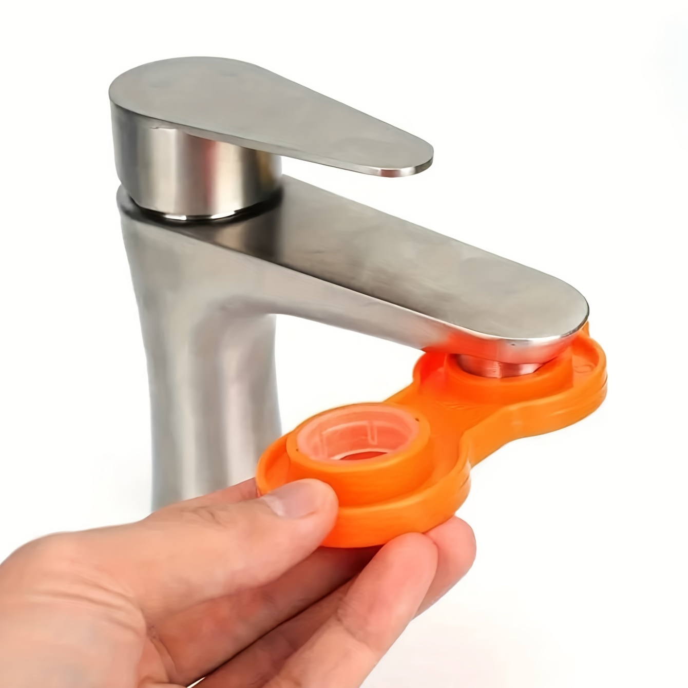 1pc Bubbler Wrench, Orange Multi-Functional Bubbler Wrench, Quick Installation And Disassembly, For Filter Cleaning