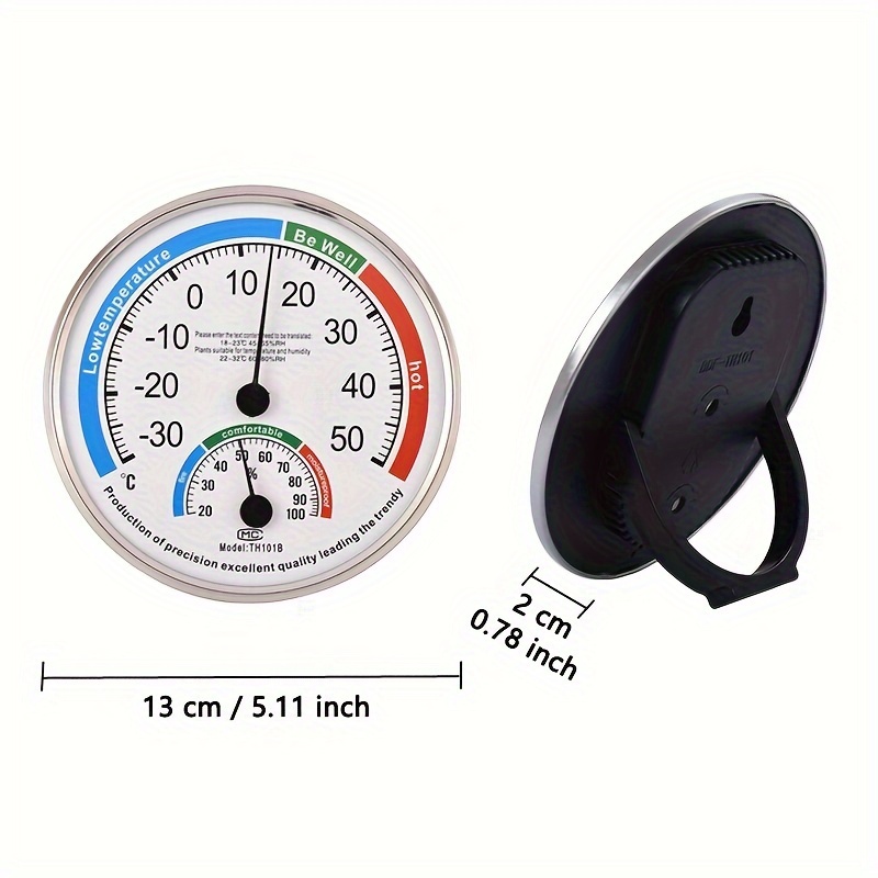 Mini Portable Pointer Thermometer Hygrometer Wall Hanging - Temu