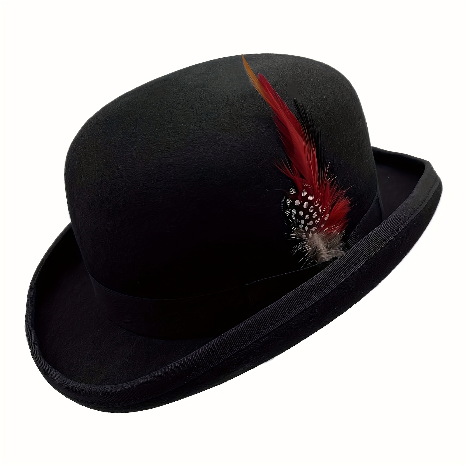 Rolled sales bowler hat