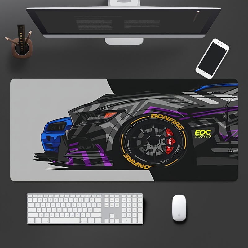 

Car High-definition Pattern Mouse Pad, Thickened, Enlarged, Soft, Natural Rubber, Perfect Edge Locking, Non-slip Desktop Pad, Computer Keyboard Mouse Pad, Game Mouse Pad, Gift For Boyfriend/girlfriend