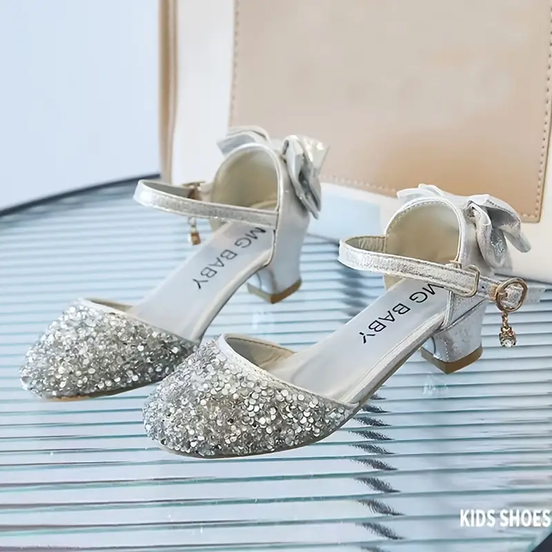 silver low heel dress shoes