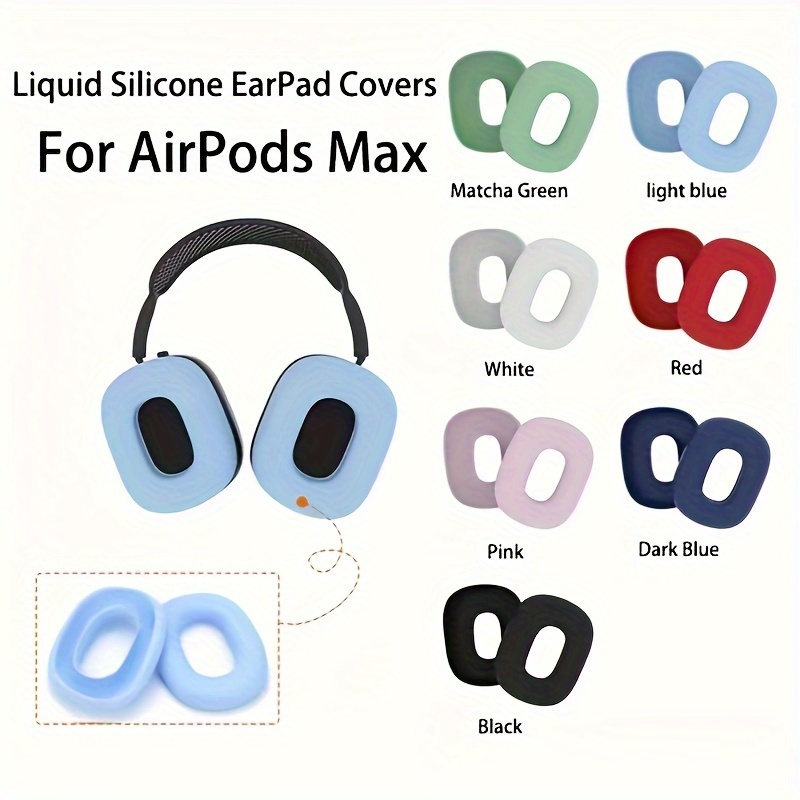 Funda para auriculares AirPods Max, TPU antiarañazos, para AirPods Max,  dura, resistente, a prueba de golpes, accesorios protectores para Apple