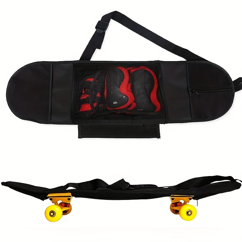 

1pc Creative Skateboard Storage Bag, Multi-purpose Outdoor Sports Equipment Storage Bag, One-shoulder Skateboard Backpack, Holiday Gifts, New Year Gifts, Home Storage Supplies