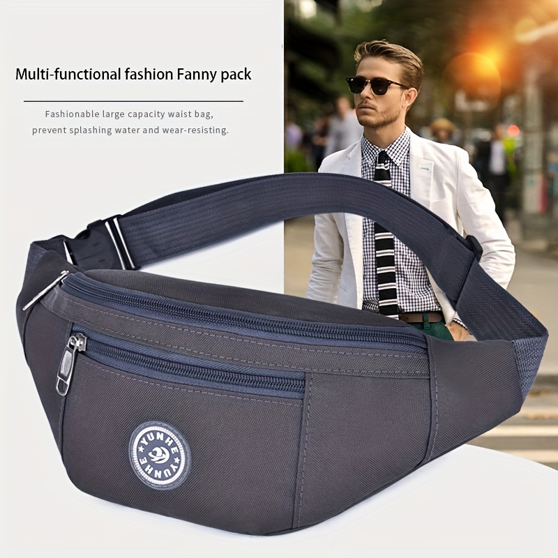 Casual Nylon Crossbody Bag Outdoors Large Capacity Chest Bag Street Trend  Students Shoulder Bag Designer Unisex Waist Bags Purse