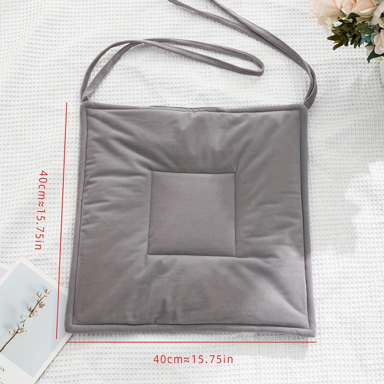 Chair Cushion Solid Color Seat Cushion Simple Modern Style - Temu