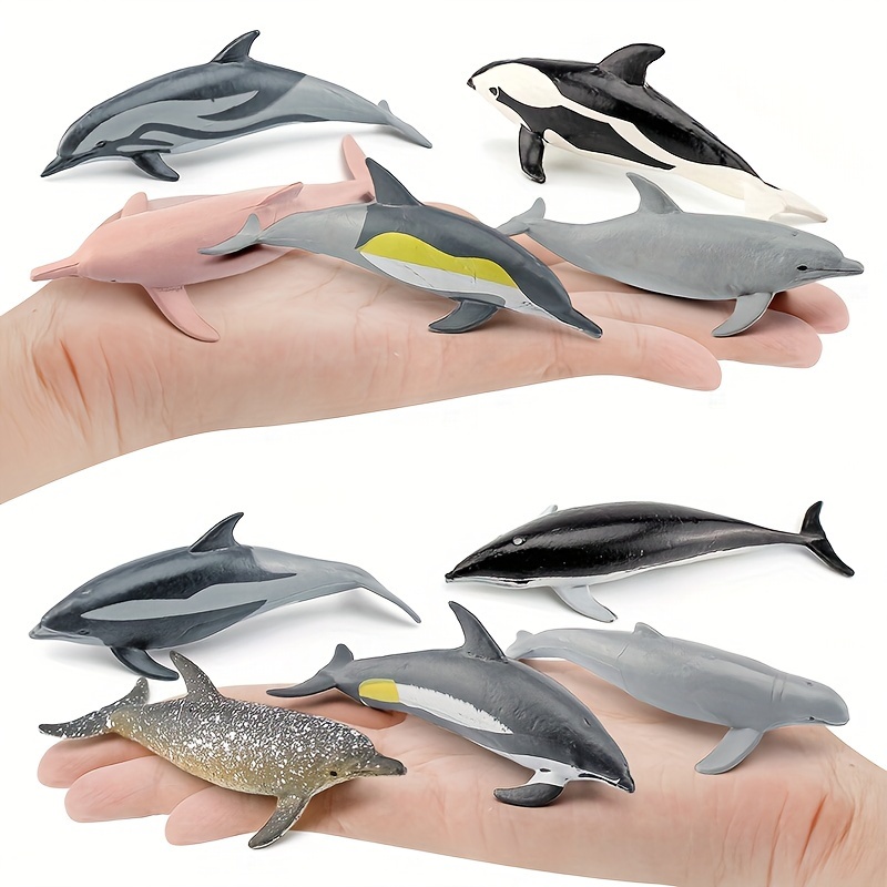 Simulation Dolphin Model Toys, Long-nosed Dolphin & Hourglass Dolphin