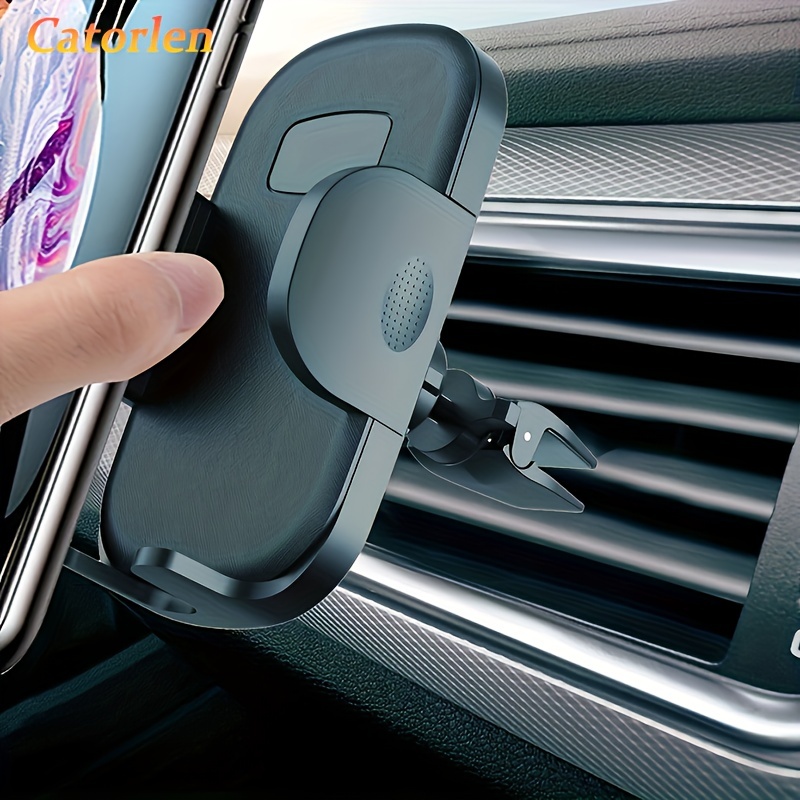 

Car Vent Phone Mount 2023 Spring Clip Air Vent Cell Phone Holder Cradle, Hands Free Mobile Stand, 360 Adjustable Cellphone Vent Clip, Fit For , Android Smartphone 4-7