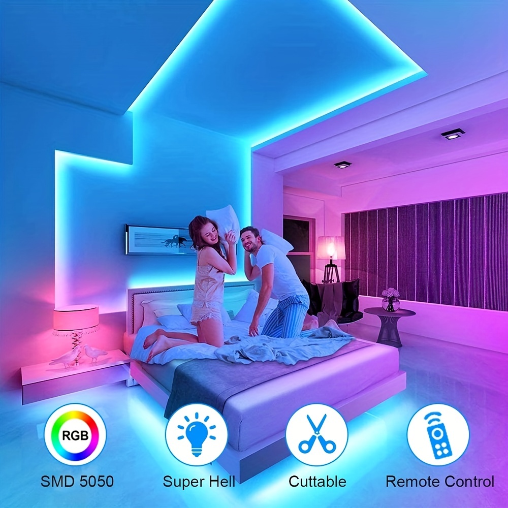 Led light deals strip room ideas