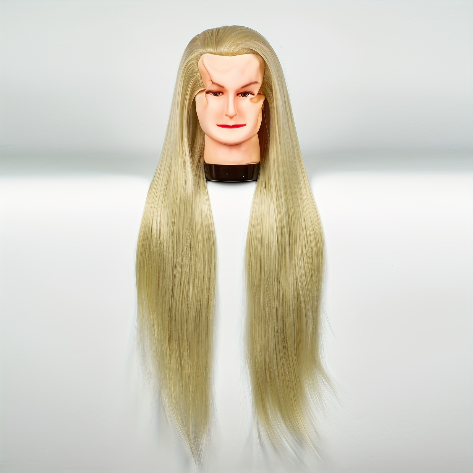 Mannequin Head Hair Mannequin With Synthetic Hair Manikin - Temu