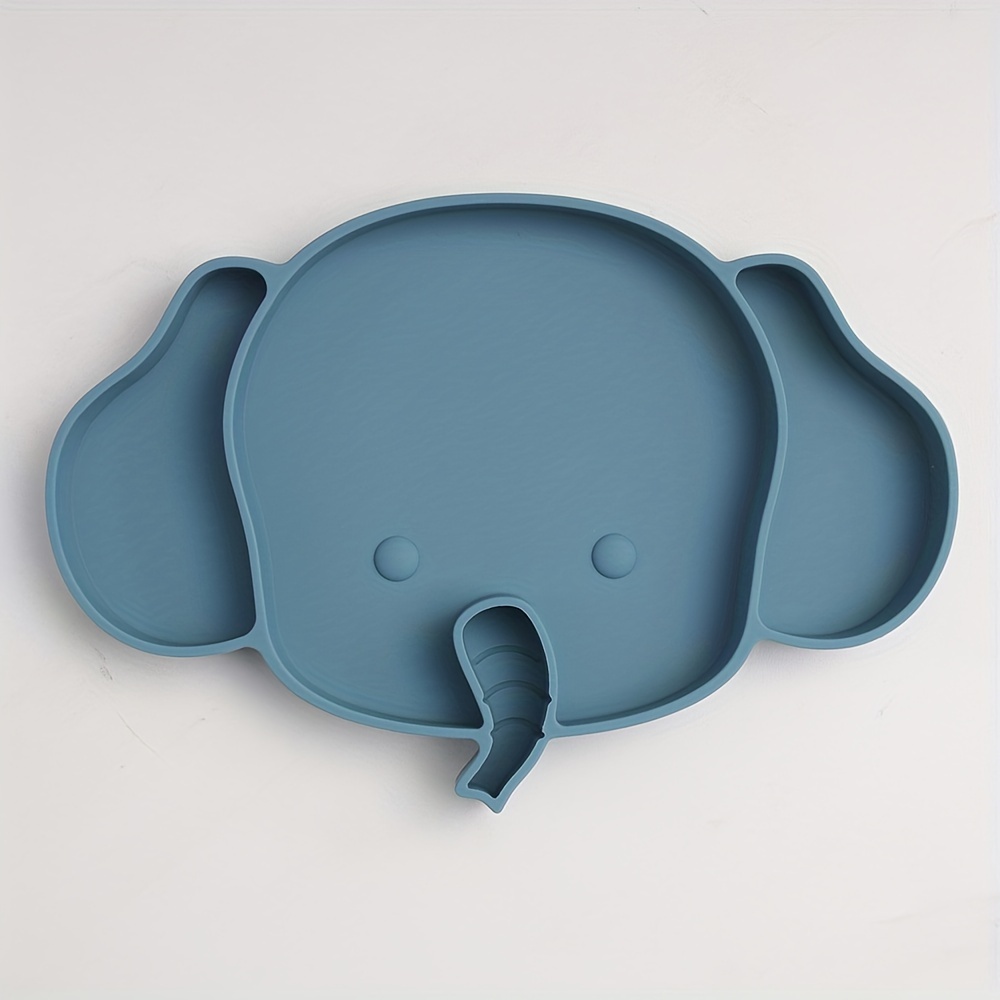 Baby Safe Silicone Elephant Plate Perfect Healthy Meals Snacks, 90 Days  Buyer Protection